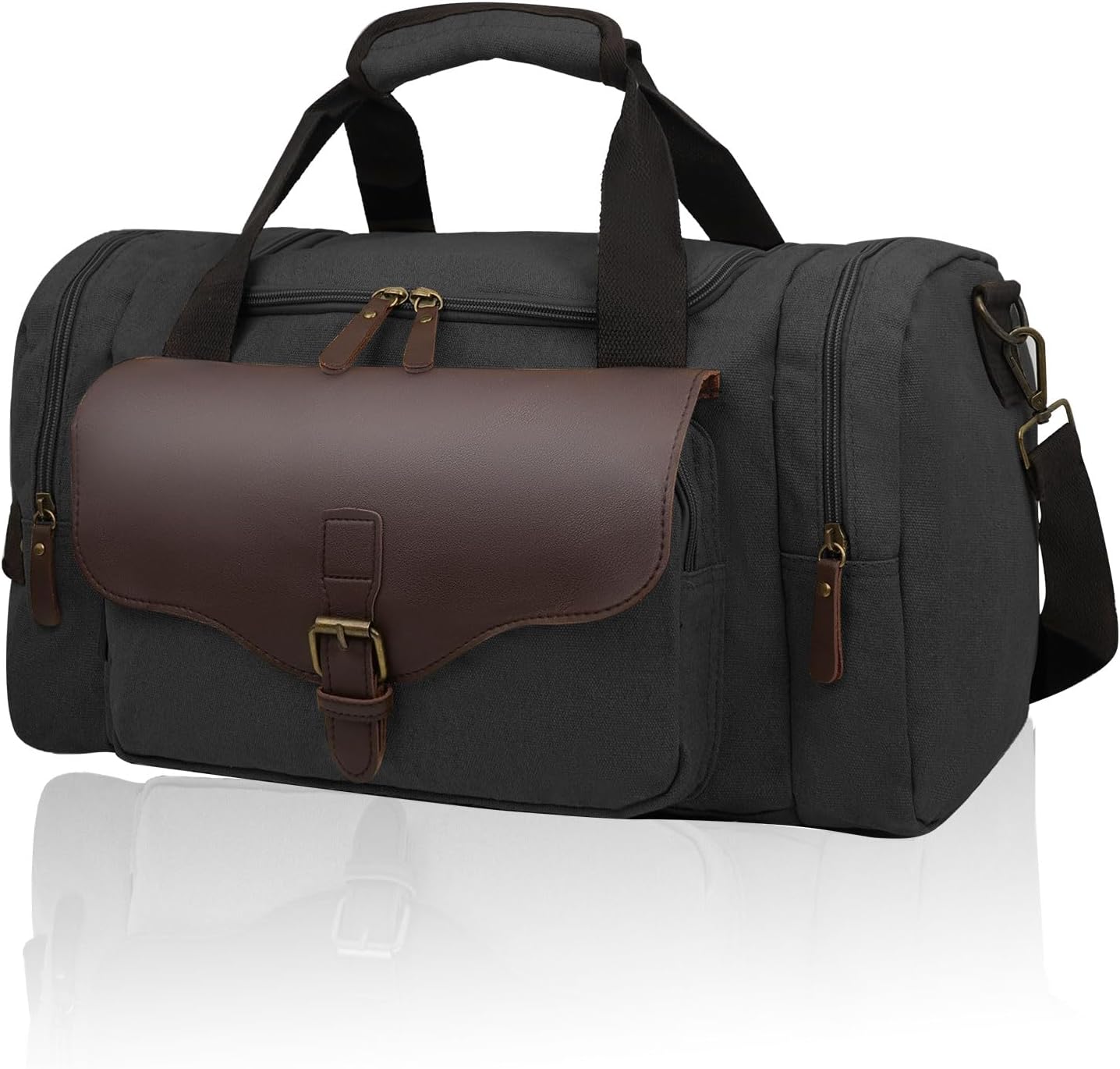 22L Lightweight Travel Duffle Bag - Approved Under Seat Carry-On, Multi-Pocket Weekender Gym Bag with Adjustable Straps, Unisex Overnight Bag for Men & Women - Image 2