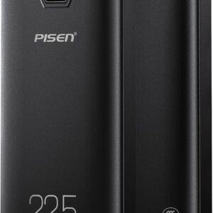 PISEN 10000mAh 3C Power Bank - 10000mAh 22.5W CCC Certified Power Bank, Travel Battery Pack 3C Portable Charger, PD QC LED Display Travel Portable Charger 2USB-A, 1USB-C for iPhone, Samsung and More