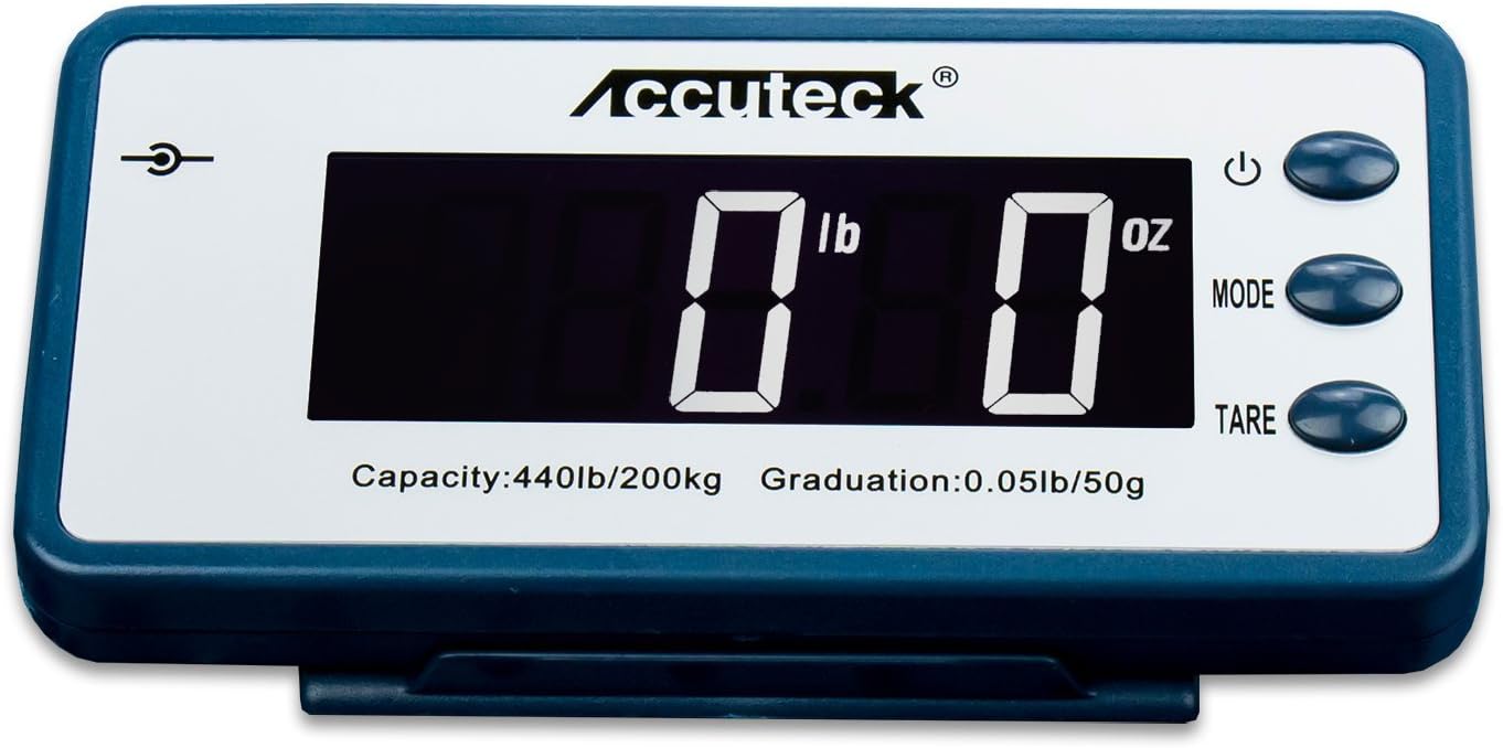 ACCUTECK 440lb Heavy Duty Digital Metal Industry Shipping Postal Scale (ACB440) (5-(Pack)) - Image 5
