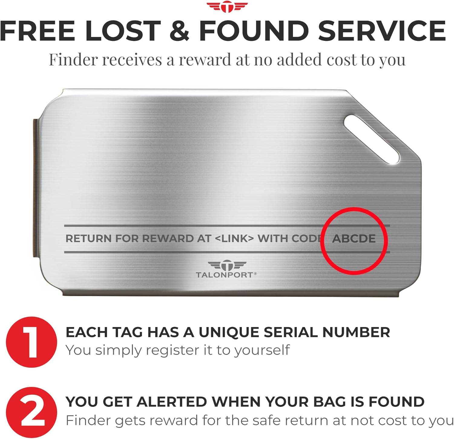 Original Indestructible Luggage Tags for Travel Stand Out with Stainless Steel Privacy Personalized Luggage Tags with Free Smart Bag Tag Recovery Included - Image 5