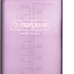Nalgene 32 oz Narrow Mouth Water Bottle | BPA-Free, Durable & Leak Proof, Lightweight Bottle for Hiking, Gym & Travel, Cherry Blossom