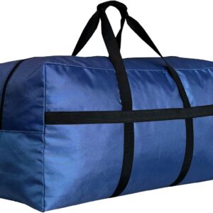 Extra Large Duffle Bag for Travel, Big Foldable Storage Bag - Blue