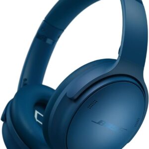 Bose QuietComfort Headphones - Wireless Bluetooth Headphones, Active Over Ear Noise Cancelling and Mic, USB-C Charging, Deep Bass, Up to 24 Hours of Playtime, Twilight Blue - Limited Edition Color