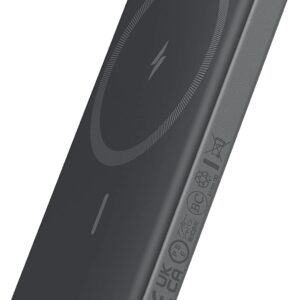 Anker 621 Magnetic Portable Charger (MagGo), 5,000mAh Wireless Power Bank with USB-C Cable, Magsafe-Compatible Battery Pack for iPhone 16/15/14/13/12 Series