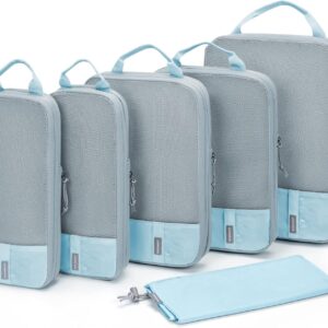 BAGSMART 6 Set /4 Set/2 Set Compression Packing Cubes for Travel, Lightweight Luggage Organizer Bags, Durable Space Saver Bags Travel Essentials
