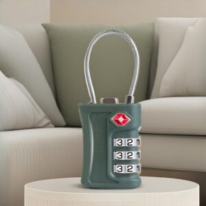 Combination Lock Customs Lock Luggage Travel,Cyan