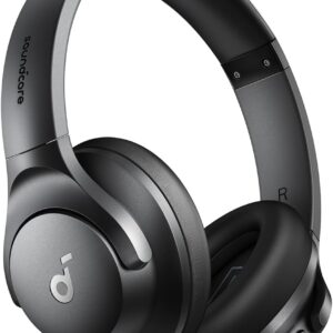 soundcore by Anker Q20i Hybrid Active Noise Cancelling Headphones, Wireless Over-Ear Bluetooth, 40H Long ANC Playtime, Hi-Res Audio, Big Bass, Customize via an App, Transparency Mode (Renewed)