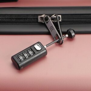 Portable Luggage Lock 3 Digit Combination, Small Lock for Suitcase, Backpack,Storage Locker and More