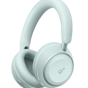 Soundcore Space 2 by Anker, Active Noise Cancelling Headphones, Comfortable Fit, 50H Playtime, LDAC Hi-Res Wireless Audio, Dual Connection, Clear Calls, Bluetooth 6.1, Nap Mode, Wearing Detection