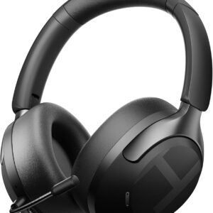 HAYLOU S40 Noise Cancelling Headphones Over Ear, 50dB Hybrid ANC with Multiple Modes, LDAC Hi-Res Wireless Audio, 90H Playtime, Custom EQ via App, Bluetooth 6.0 Multipoint Connect, 5 HD Mics Call