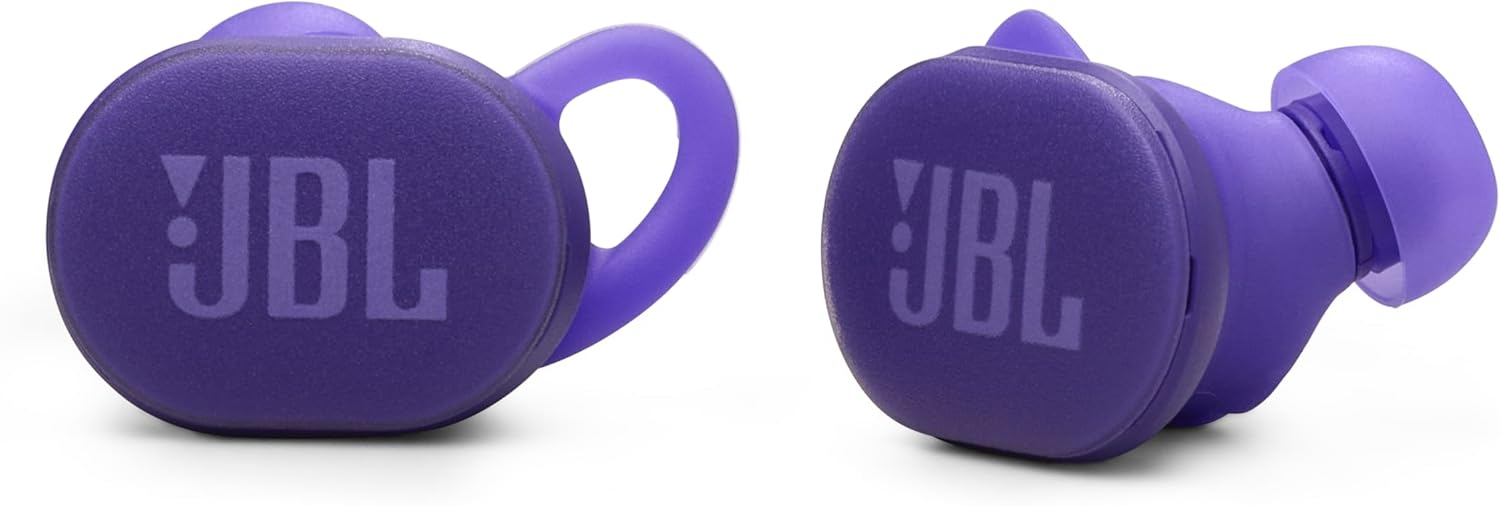 JBL Endurance Race 2 - Waterproof (IP68) sports true wireless earbuds with 4 mics for crisp, clear calls, JBL Pure Bass sound, 48Hrs of Playback, plus speed charging & Active Noise Cancelling (Purple) - Image 2