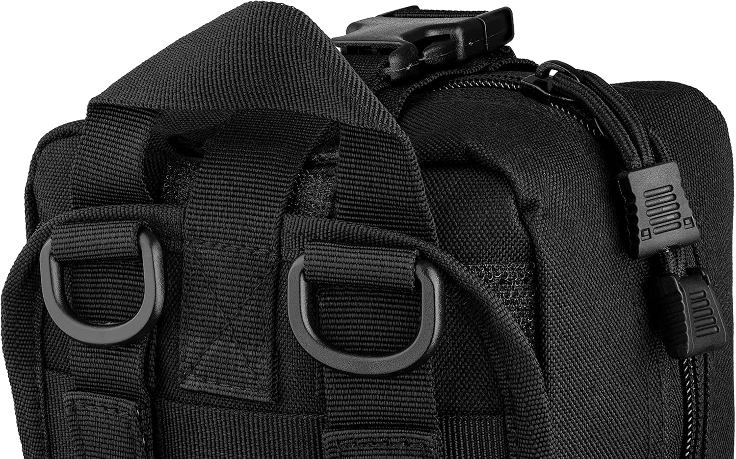 Scherber Premium IFAK Kit Trauma Pack | HSA/FSA Approved | Fully Stocked MOLLE Pouch w/CAT Tourniquet, HyFin Chest Seal, & Israeli Bandage | Trauma Kit for Gunshot, Bleeding, Major Wound Care (Black) - Image 6